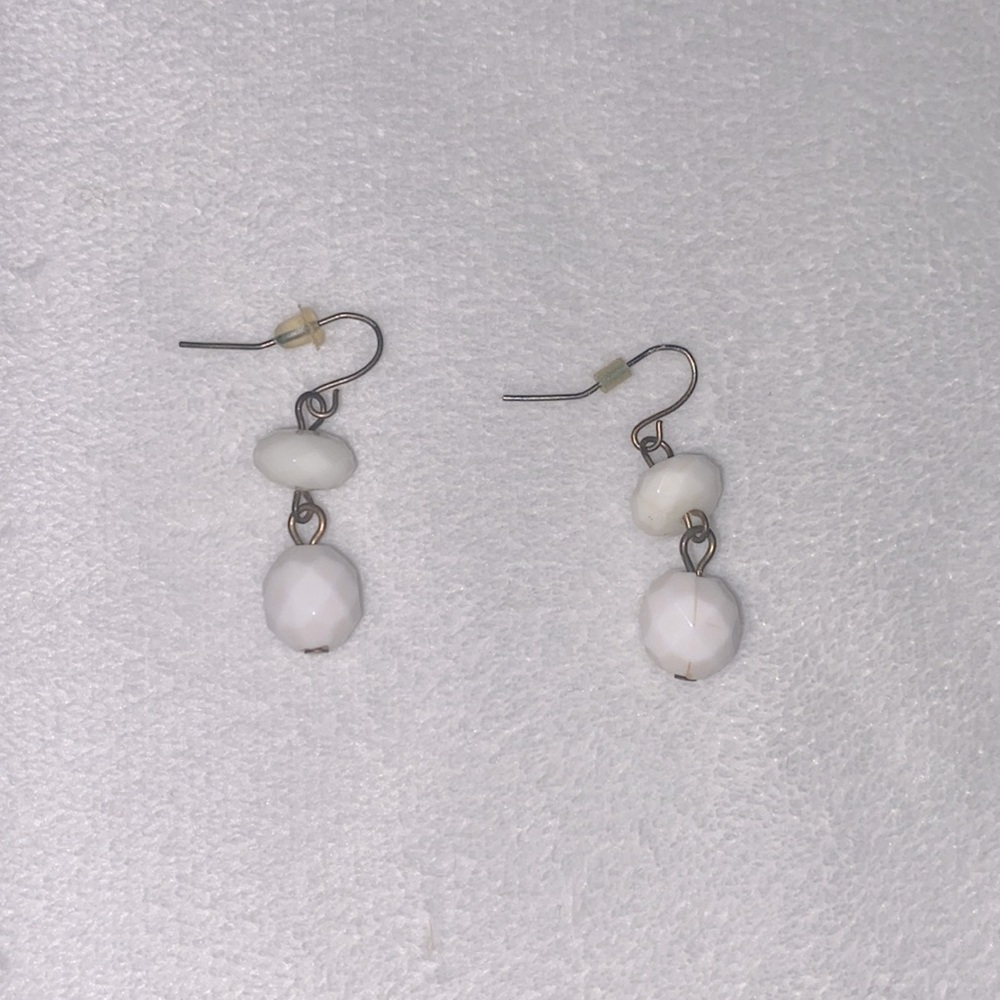 White Earrings